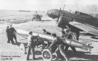 Подготовка к вылету торпедоносца 5-го ГвМТАП Черноморский флот 1943 г.
