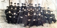 17 октября 1947 года. 2й ряд 3 слева. Егоров Иван Лукьянович. Техник-лейтенант 2АЭ 46ШАБ СФ.