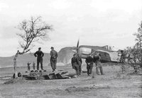 FW-190А-3 из 14.(Jabo)/JG5<br />В кабине самолета с эмблемой штаффеля командир 14.(Jabo)/JG5 Friedrich-Wilhelm Strakeljahn