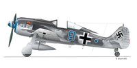 Fw190A-8 Blue8 &quot;Erika&quot; 12./JG5 Uffz Dietrich Herdla 1945