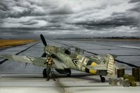 Модель Bf-109G-6, масштаб 1:32, автор Виктор Клочков